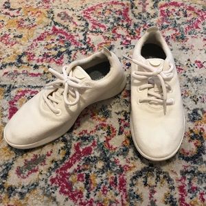 AllBirds White Ivory Wool Sneakers EUC Worn Once